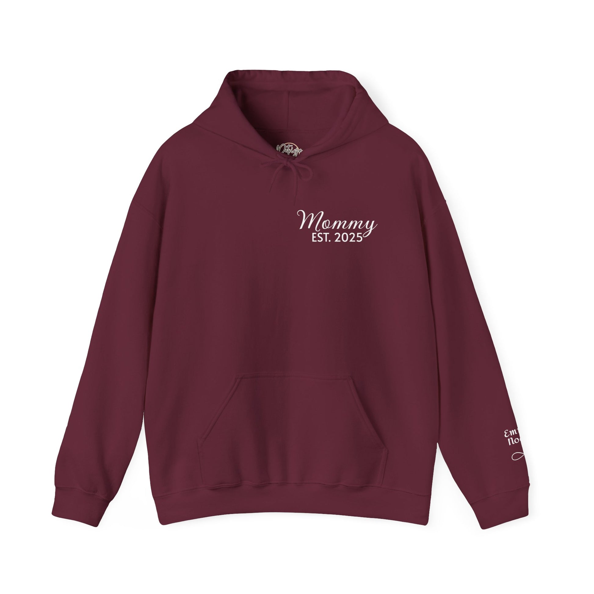 Personalized Mommy Hoodie – Custom Name & Year