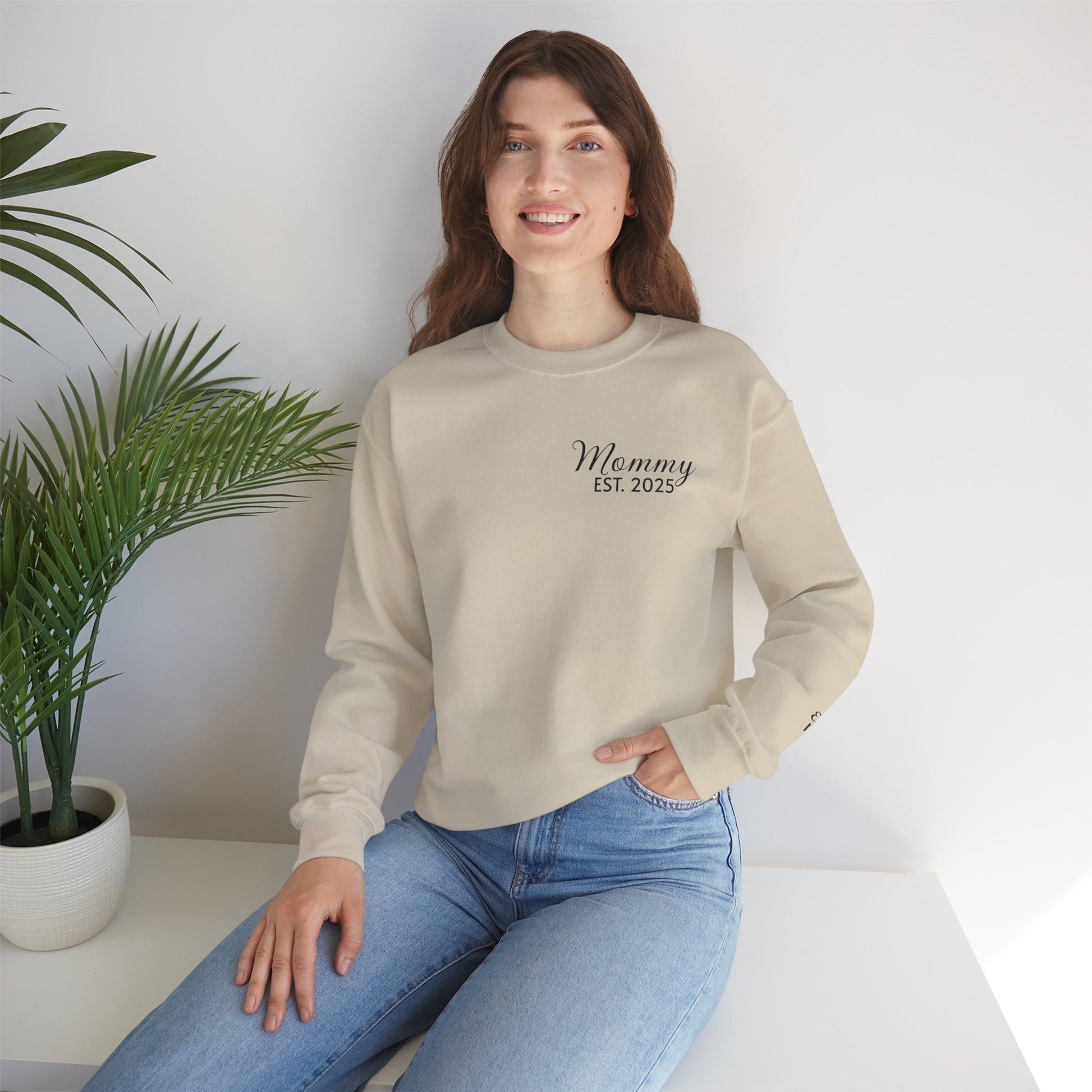 Personalized Mommy Sweatshirt – Custom Name & Year