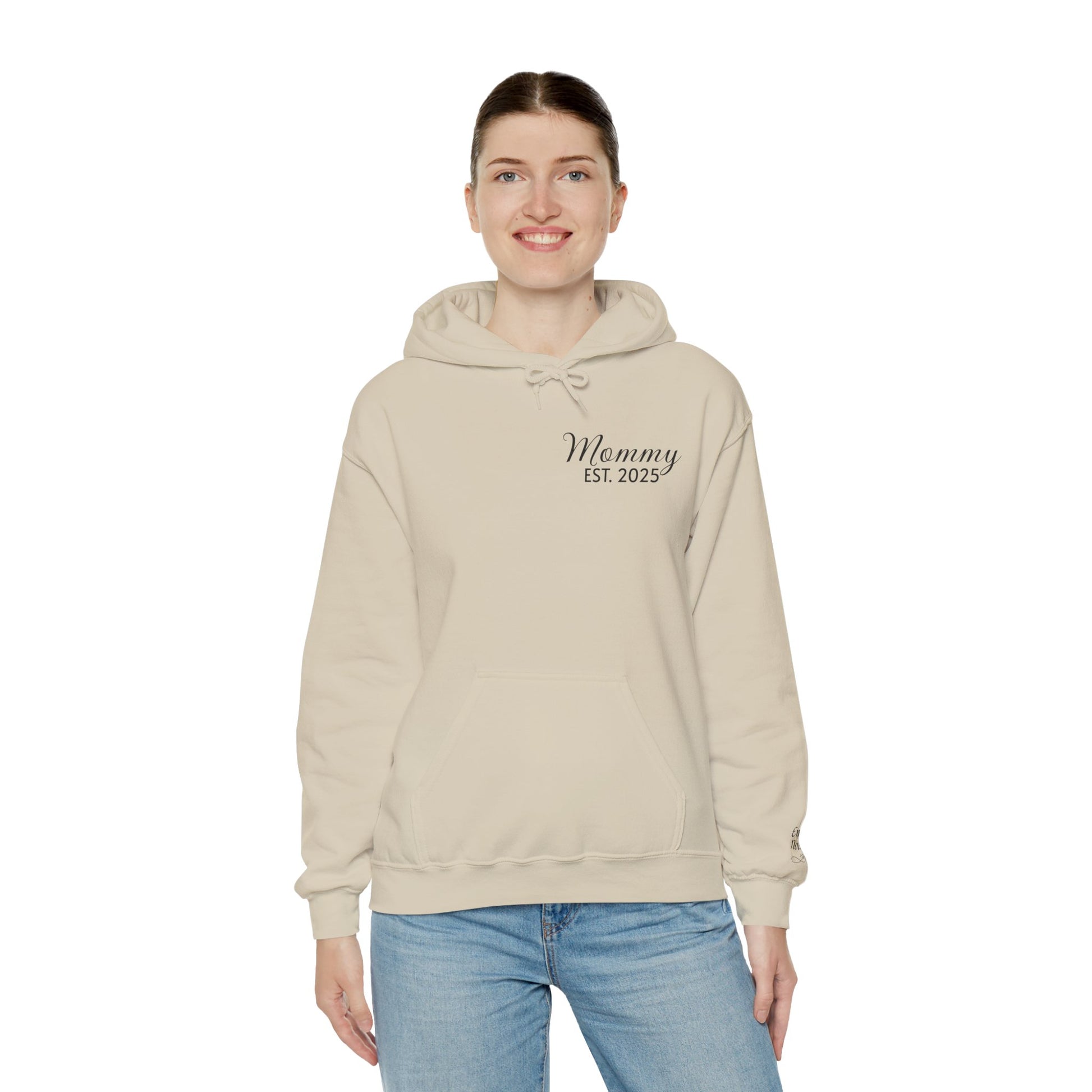 Personalized Mommy Hoodie – Custom Name & Year