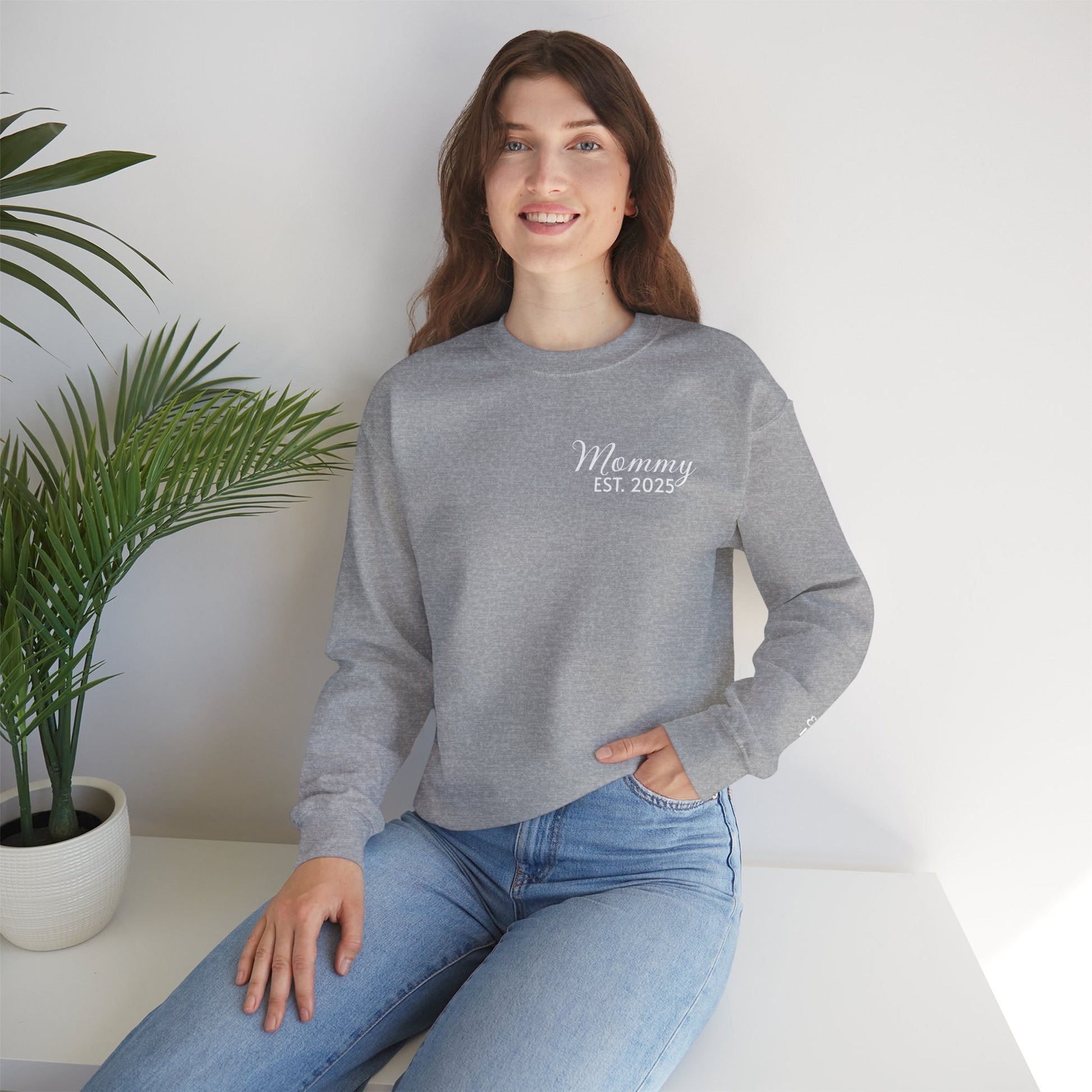 Personalized Mommy Sweatshirt – Custom Name & Year