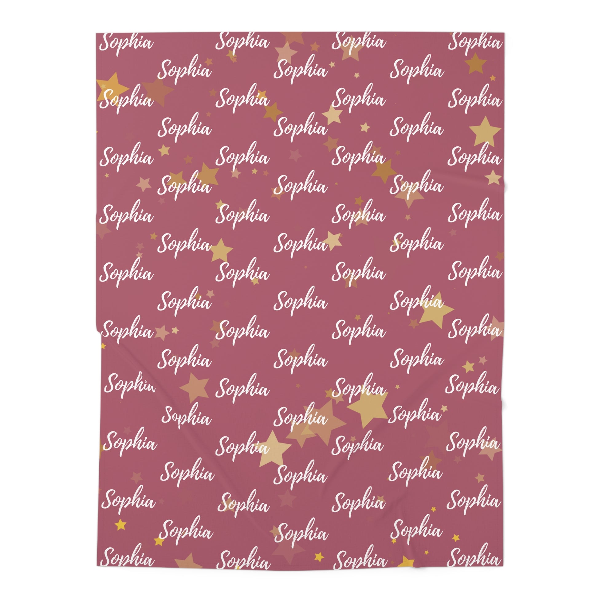 Personalized Baby Swaddle Blanket – Blush Pink Collection