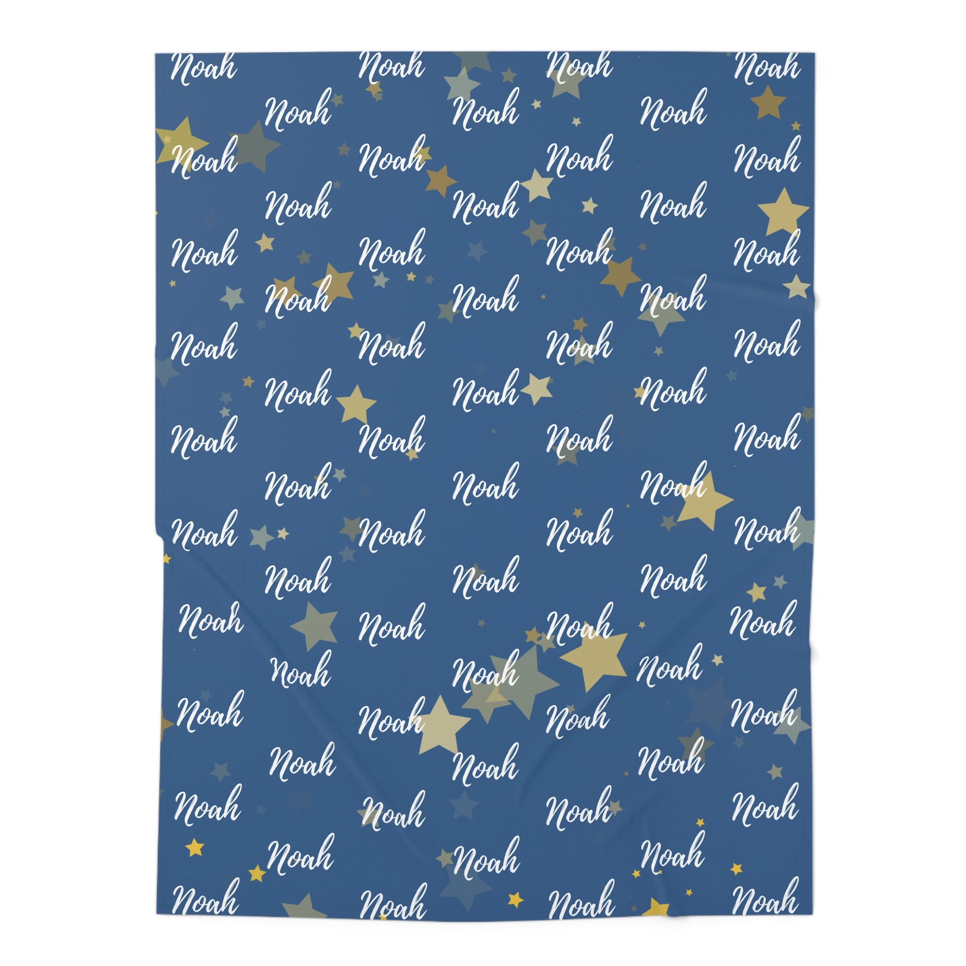 Personalized Baby Swaddle Blanket – Sky Blue Collection