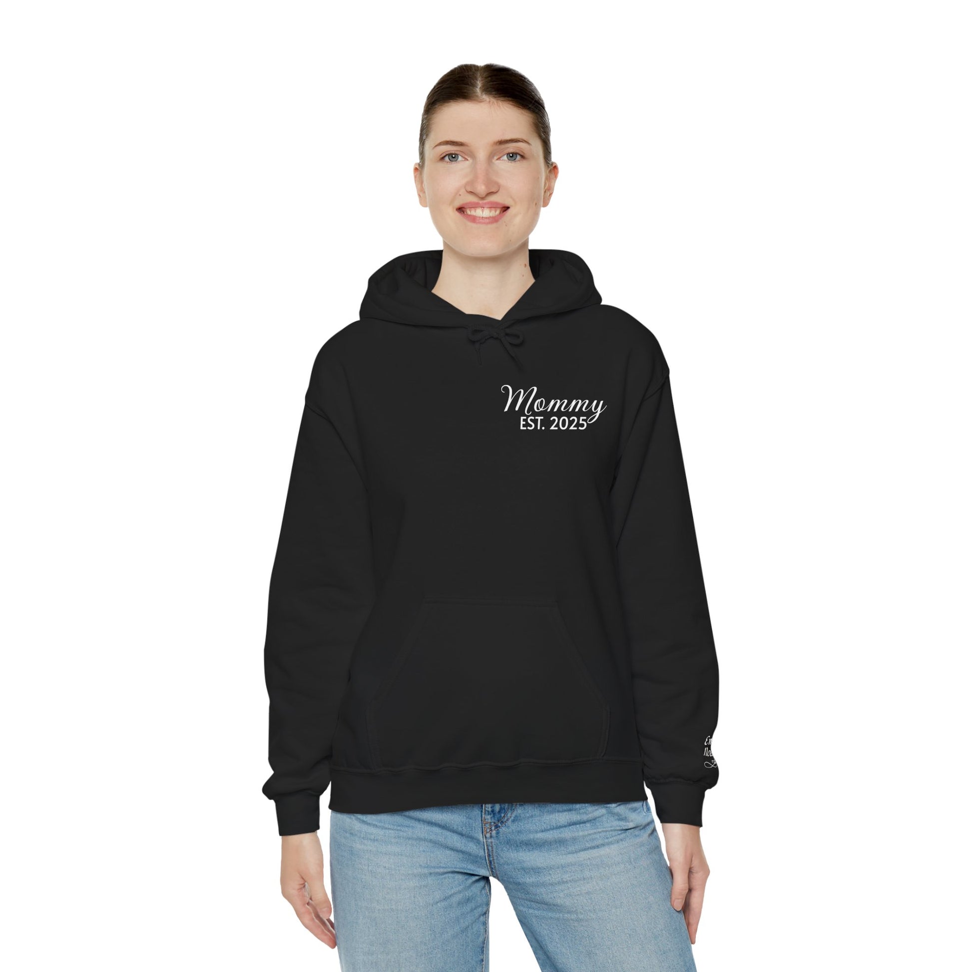 Personalized Mommy Hoodie – Custom Name & Year