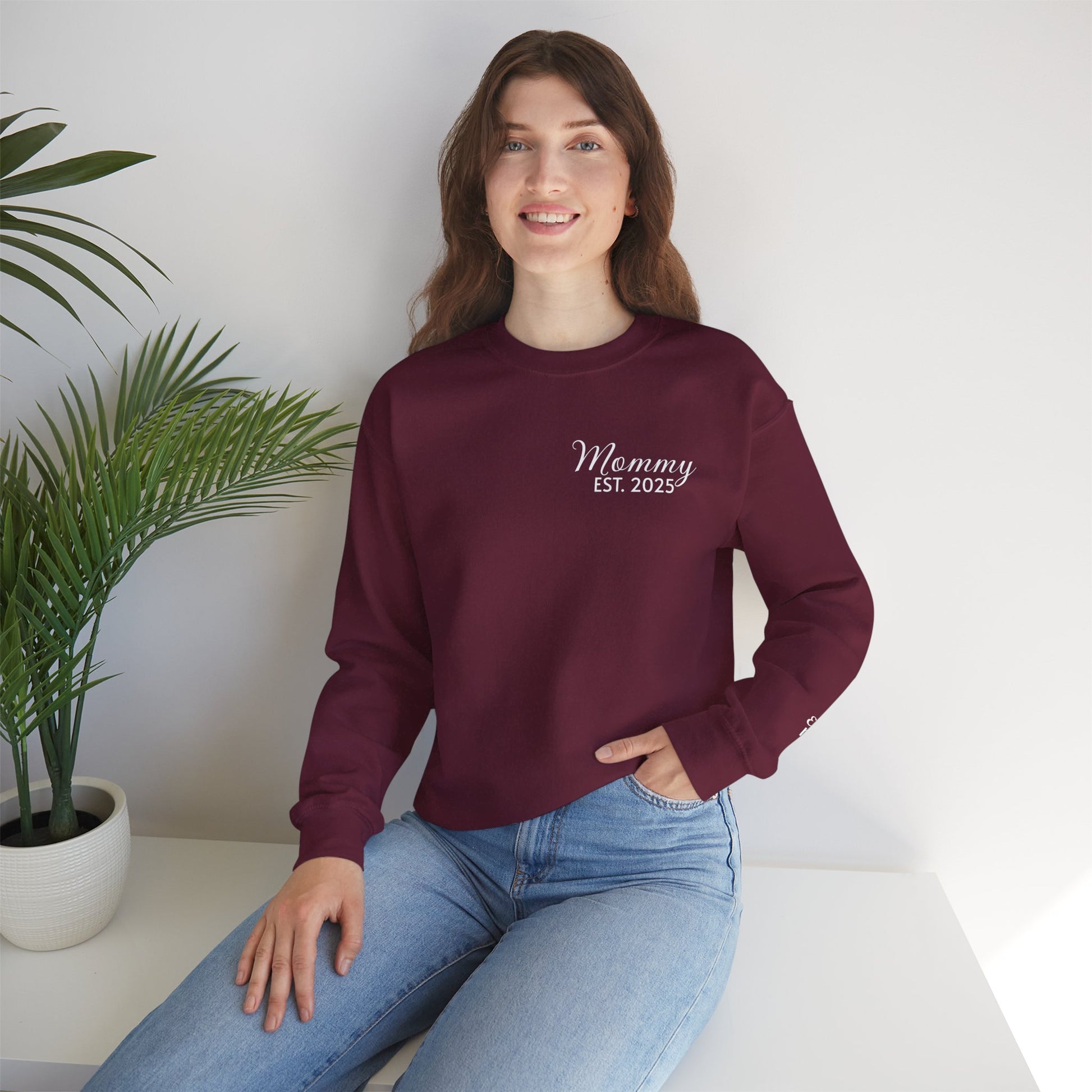 Personalized Mommy Sweatshirt – Custom Name & Year