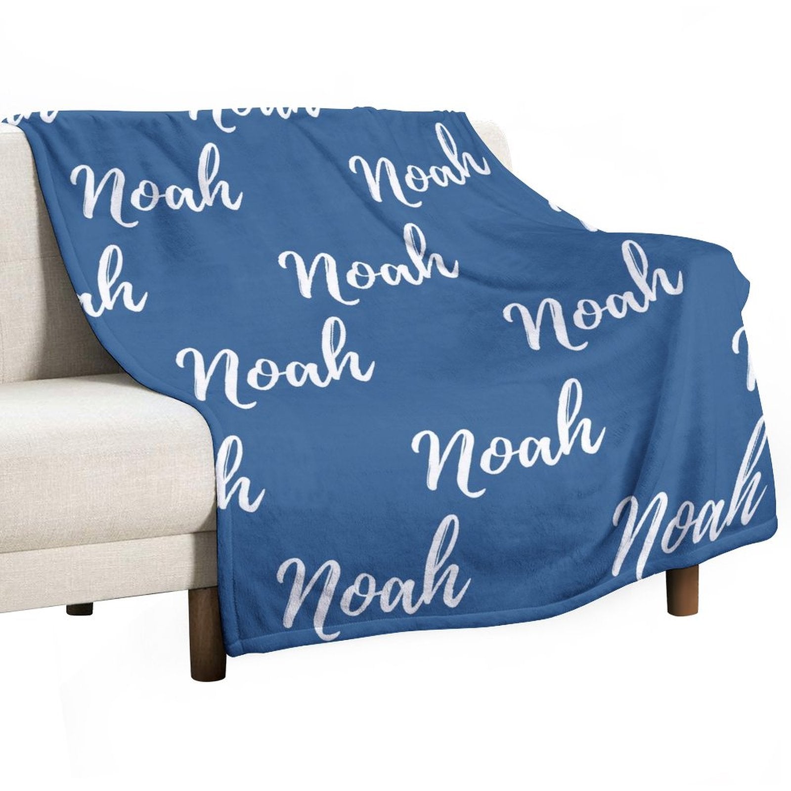 Personalized Color Blanket Blue Collection - Small
