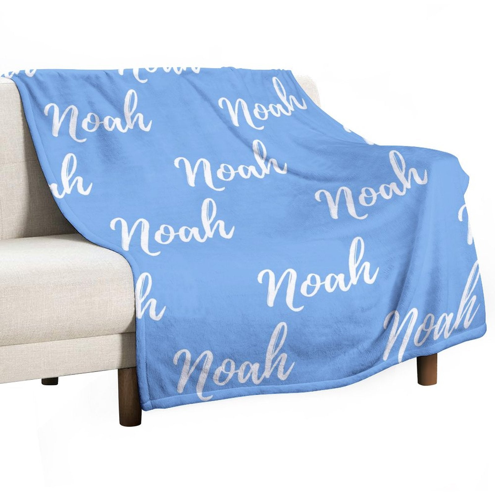 Personalized Color Blanket Blue Collection - Small