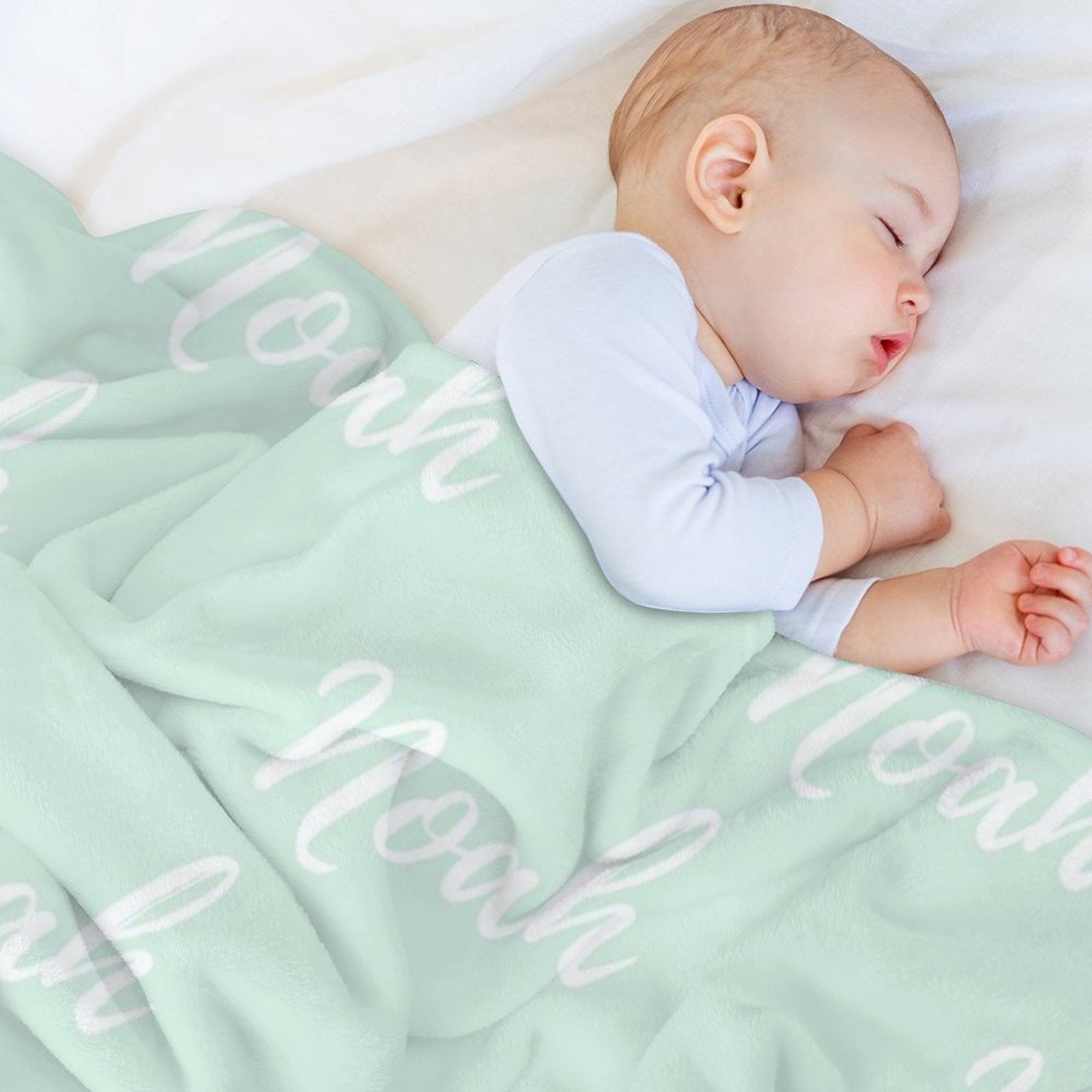 Personalized Color Blanket Green Collection - Small