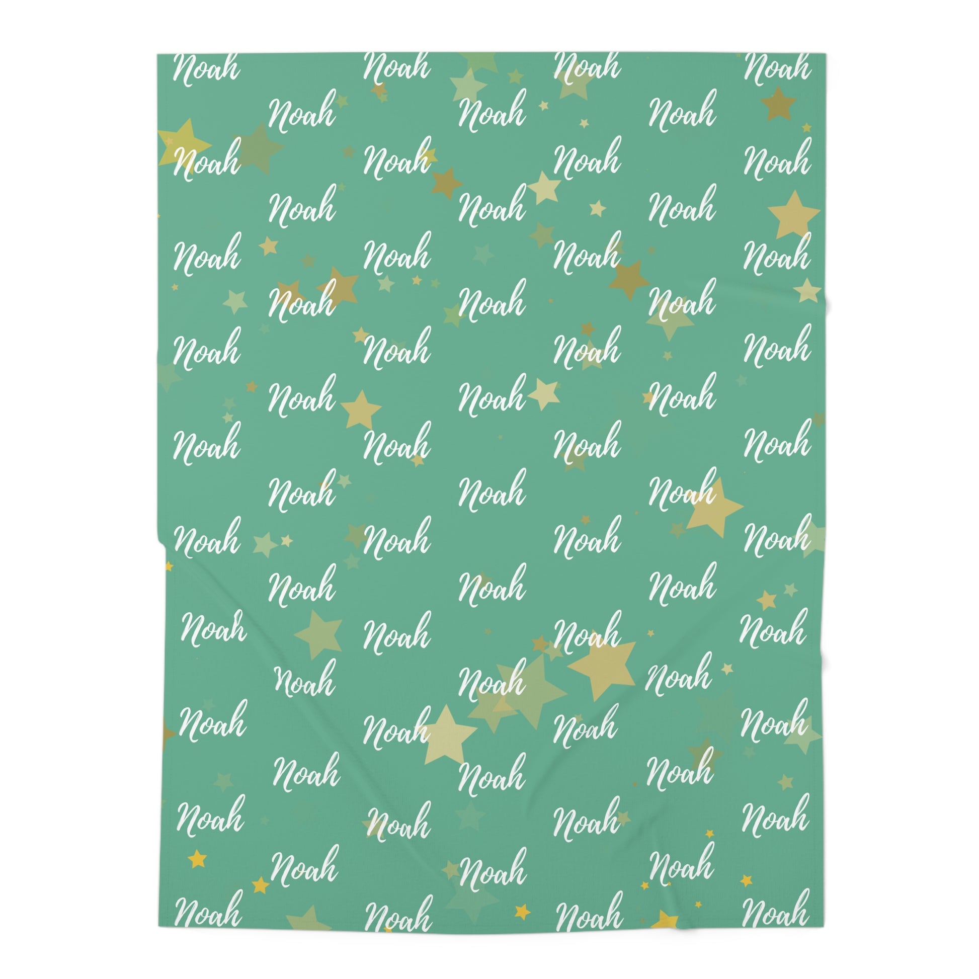 Personalized Baby Swaddle Blanket – Sage Green Collection