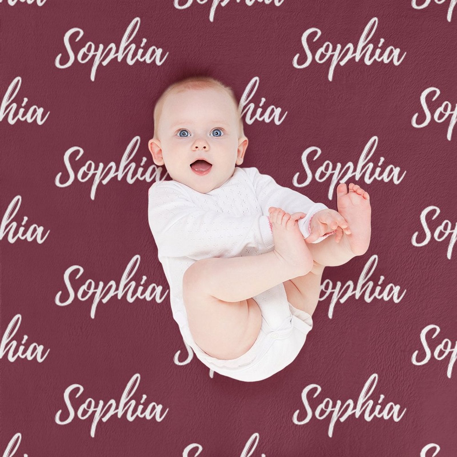 Personalized Color Blanket Pink Collection - Small