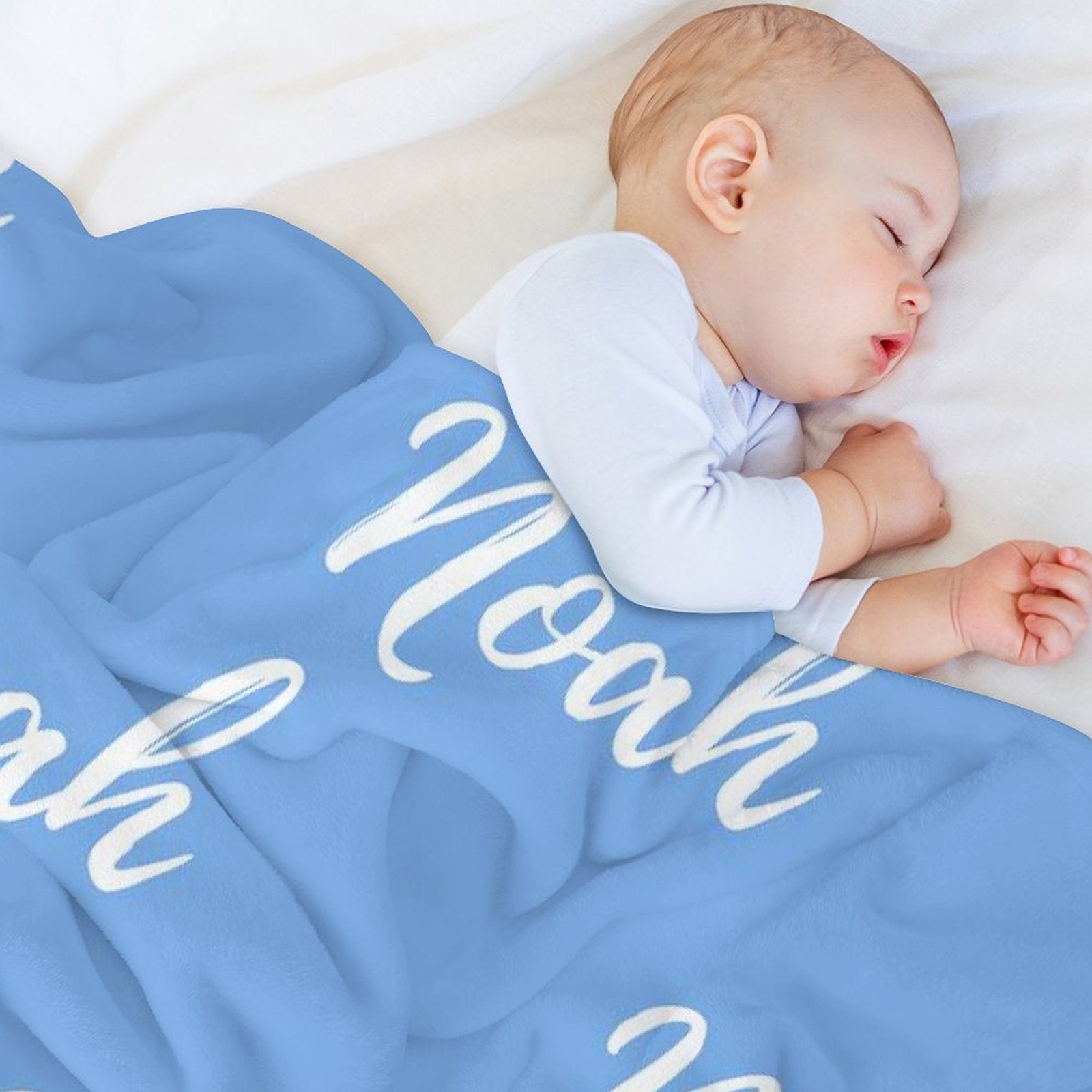Personalized Color Blanket Blue Collection - Small