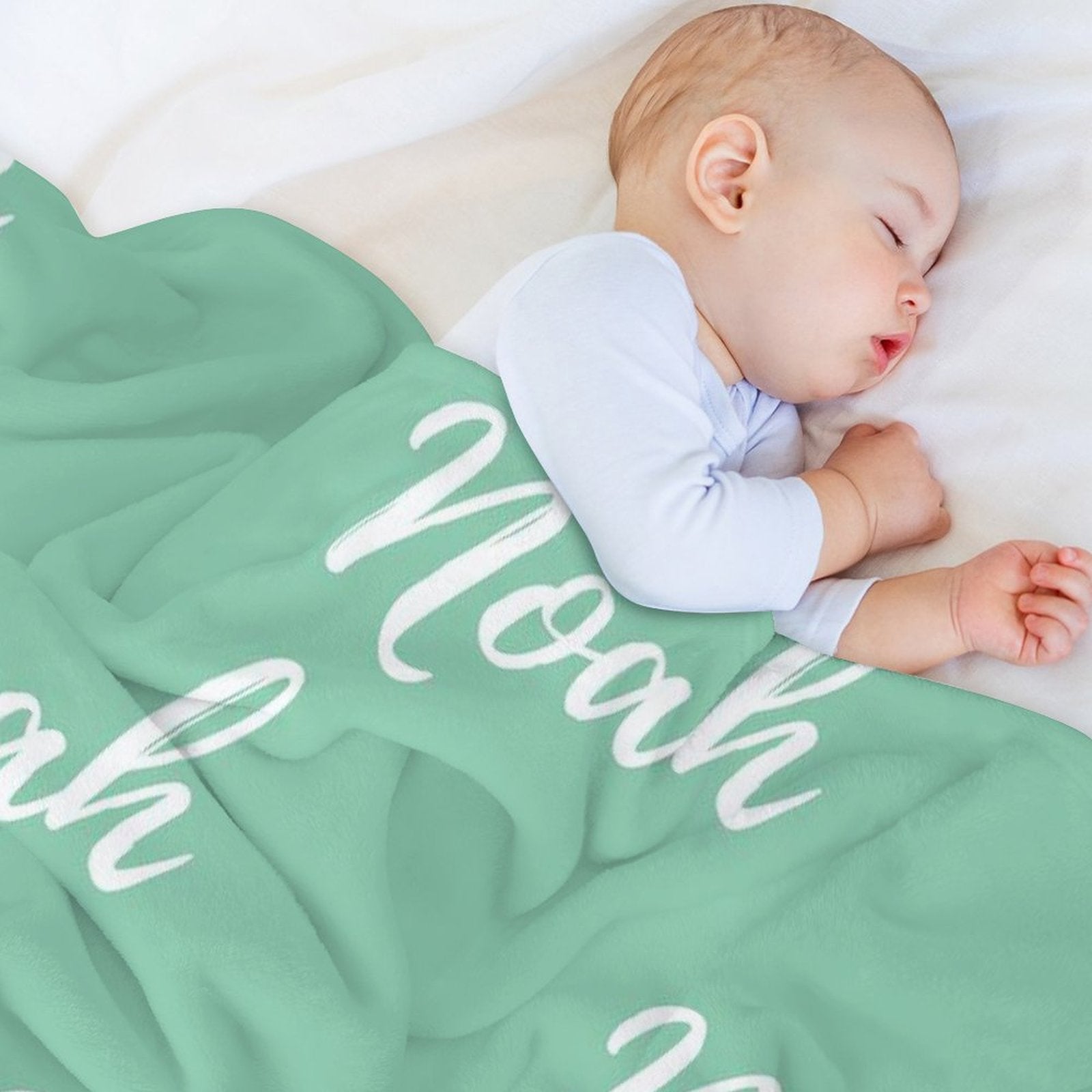Personalized Color Blanket Green Collection - Small