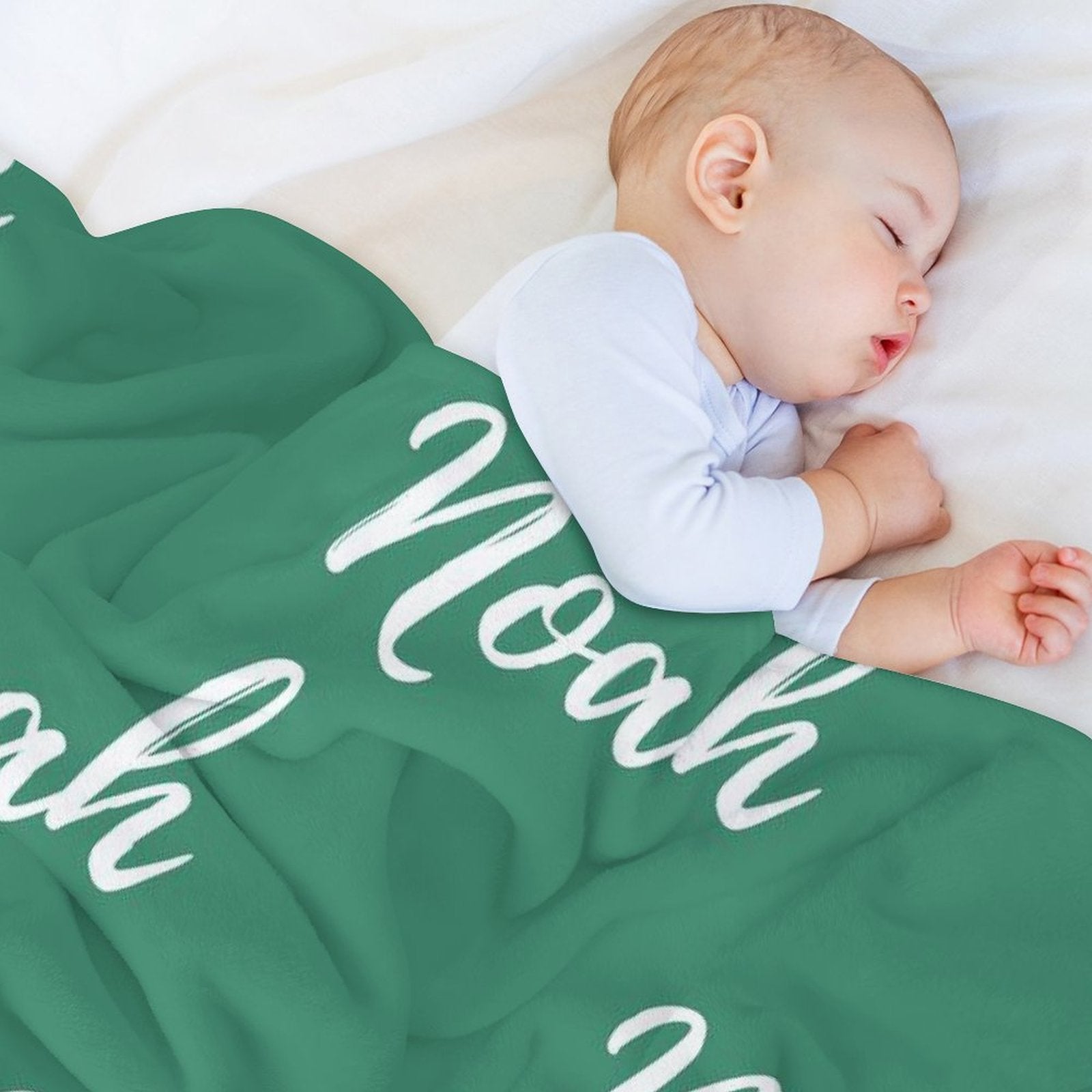 Personalized Color Blanket Green Collection - Small
