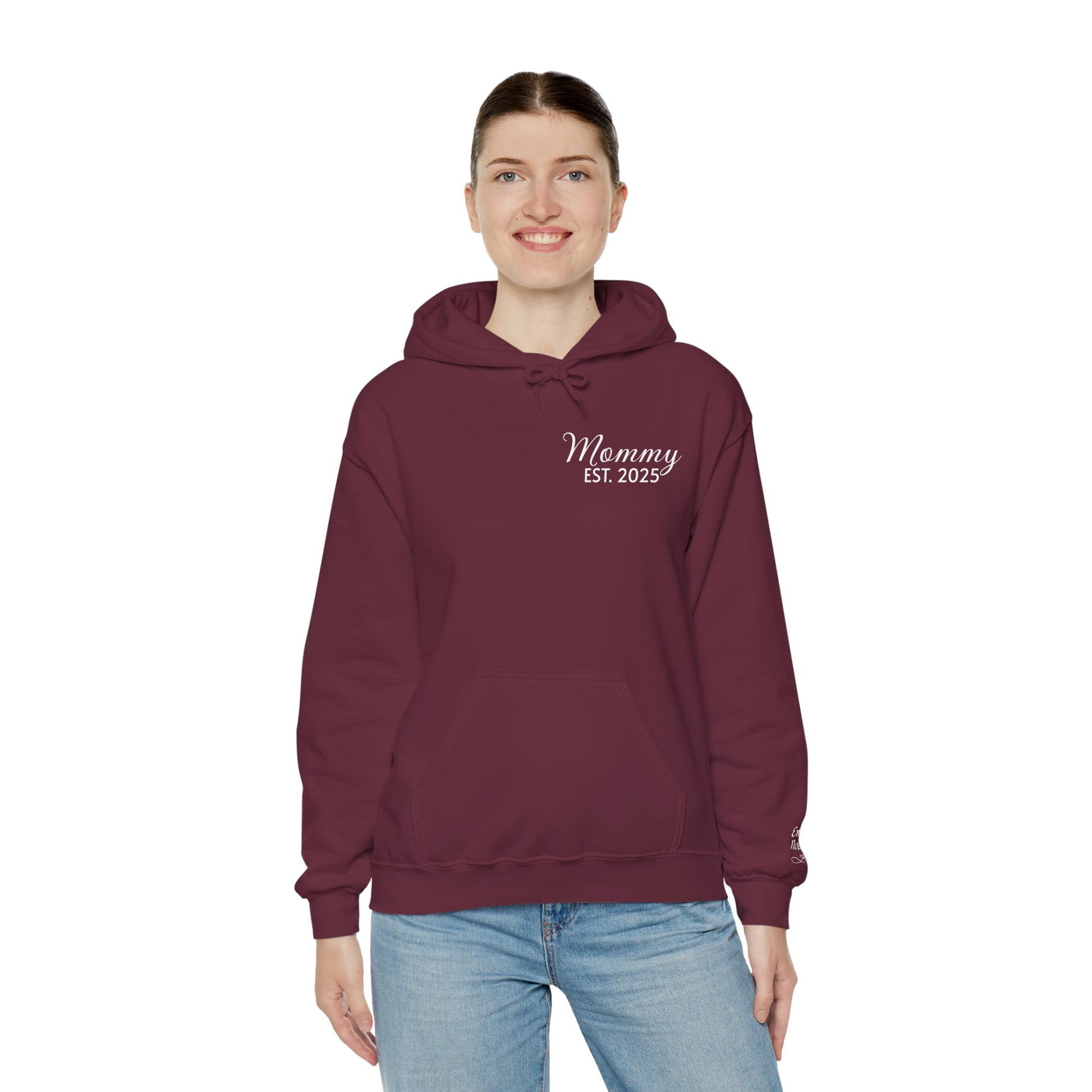 Personalized Mommy Hoodie – Custom Name & Year