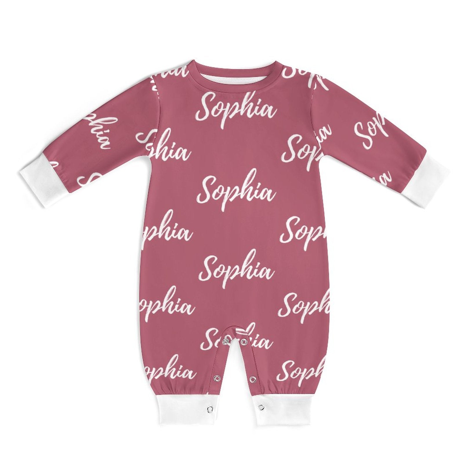 Personalized Baby Romper with Name – Pink Collection