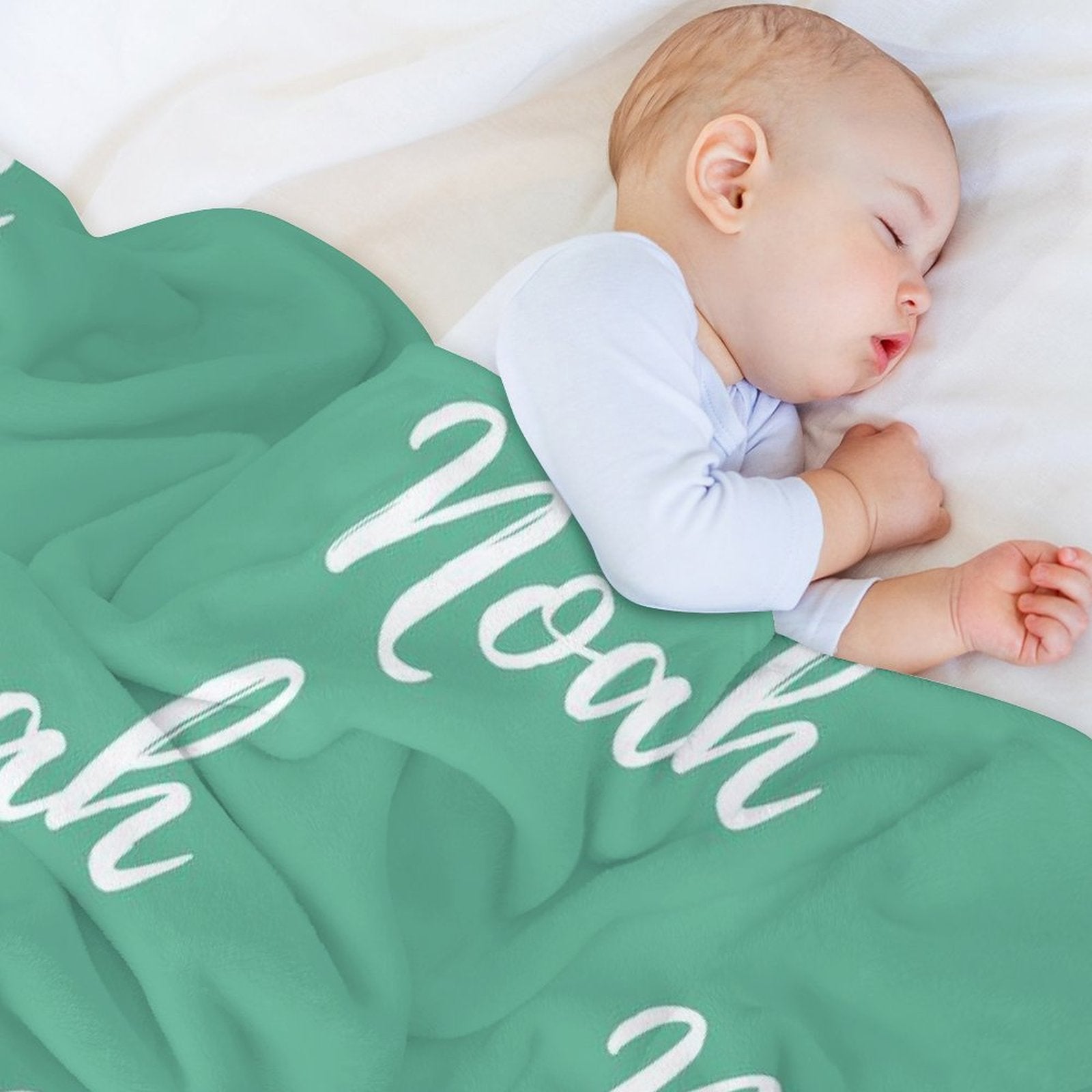 Personalized Color Blanket Green Collection - Small