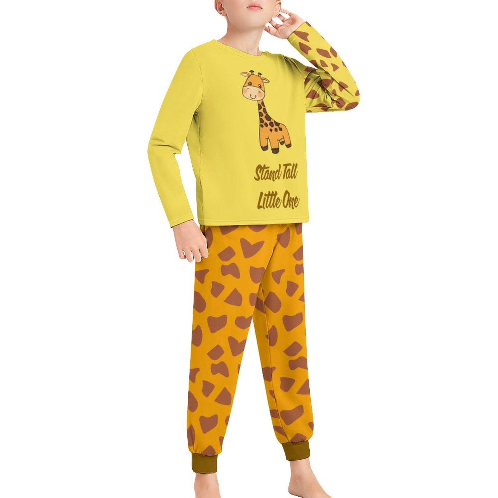 Stand Tall – Giraffe Pajama Set for Kids