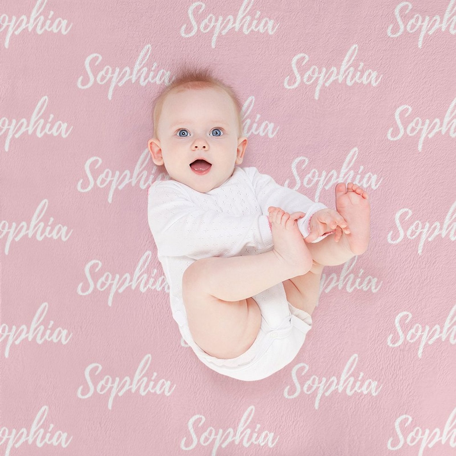 Personalized Color Blanket Pink Collection - Small