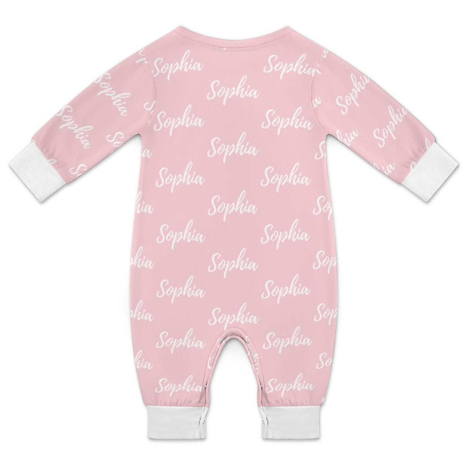 Personalized Baby Romper with Name – Pink Collection