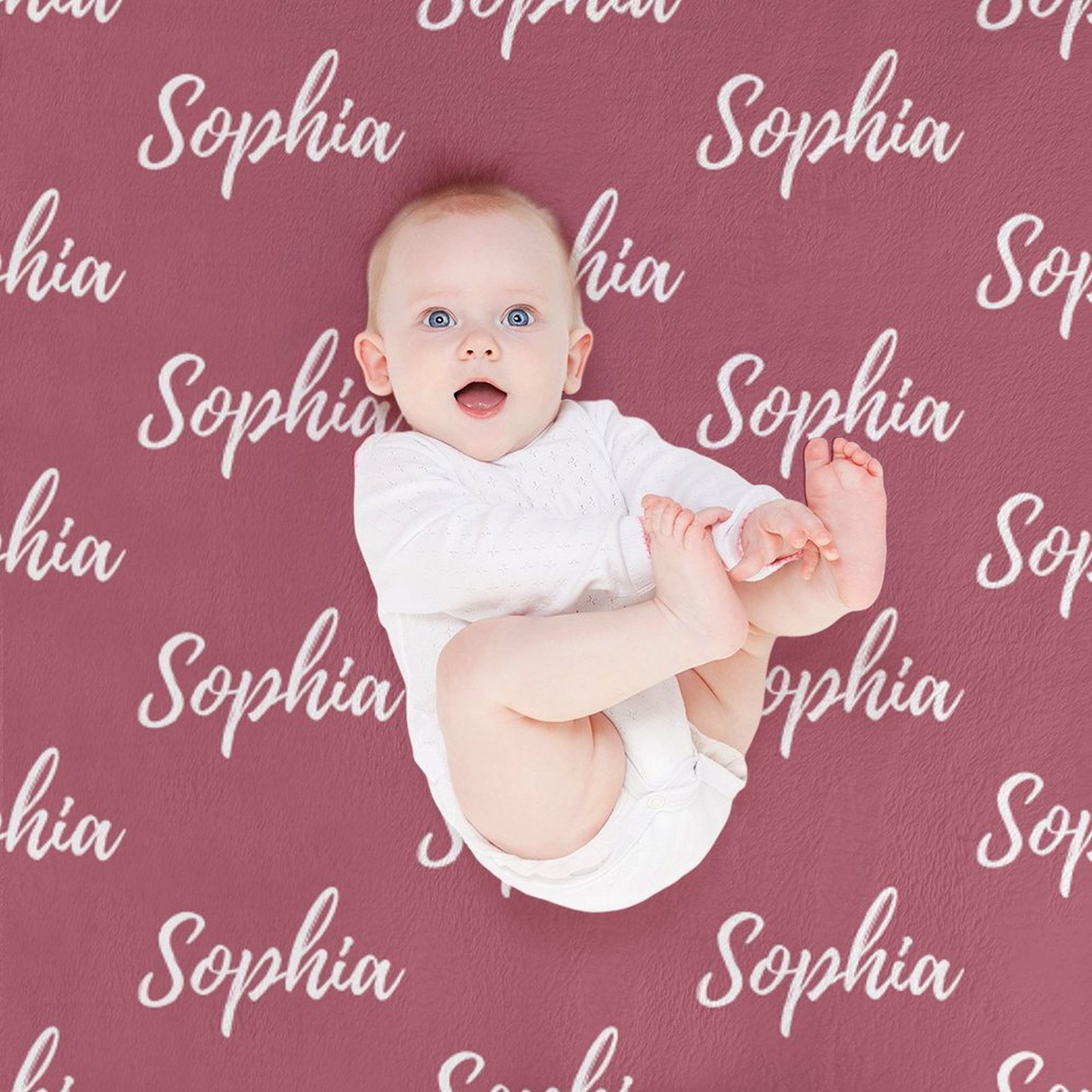 Personalized Color Blanket Pink Collection - Small