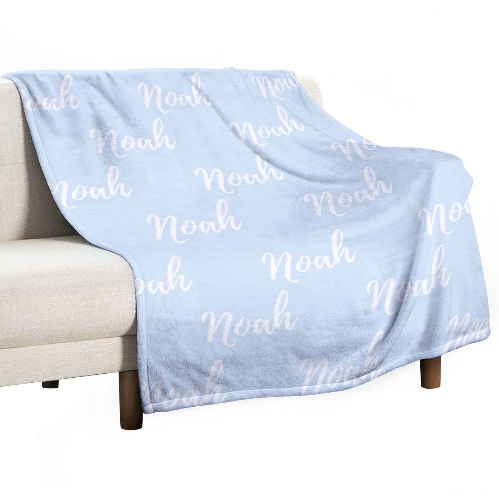 Personalized Color Blanket Blue Collection - Small