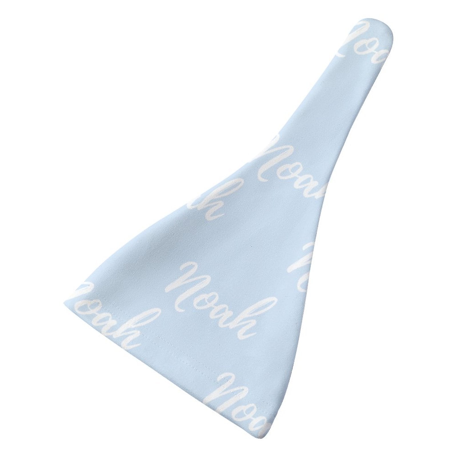 Personalized Baby Knot Hats – Set of 2 Soft Double-Faced Beanies with Name Blue Collection