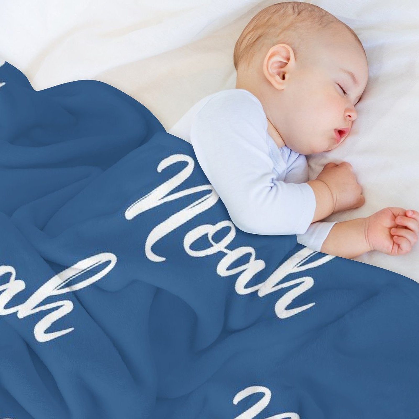 Personalized Color Blanket Blue Collection - Small