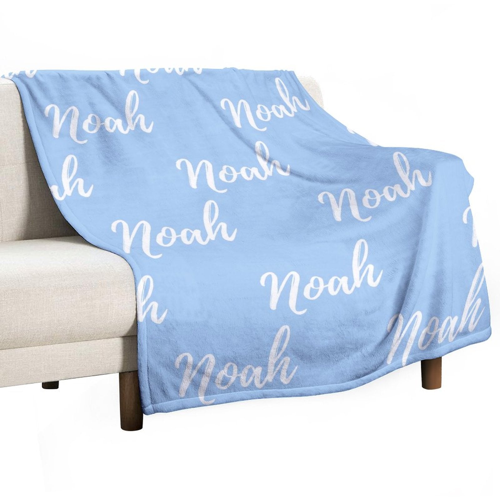 Personalized Color Blanket Blue Collection - Small