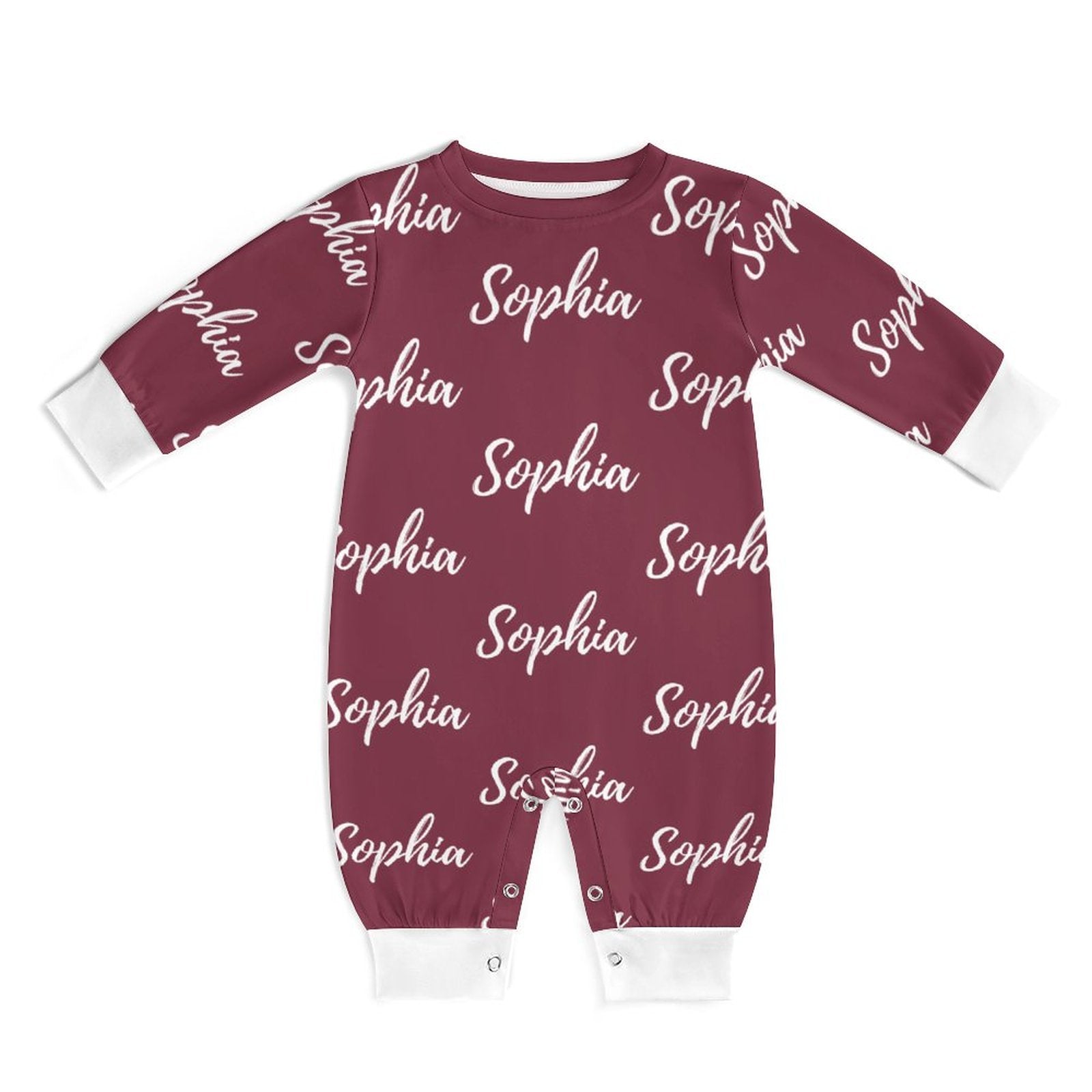 Personalized Baby Romper with Name – Pink Collection