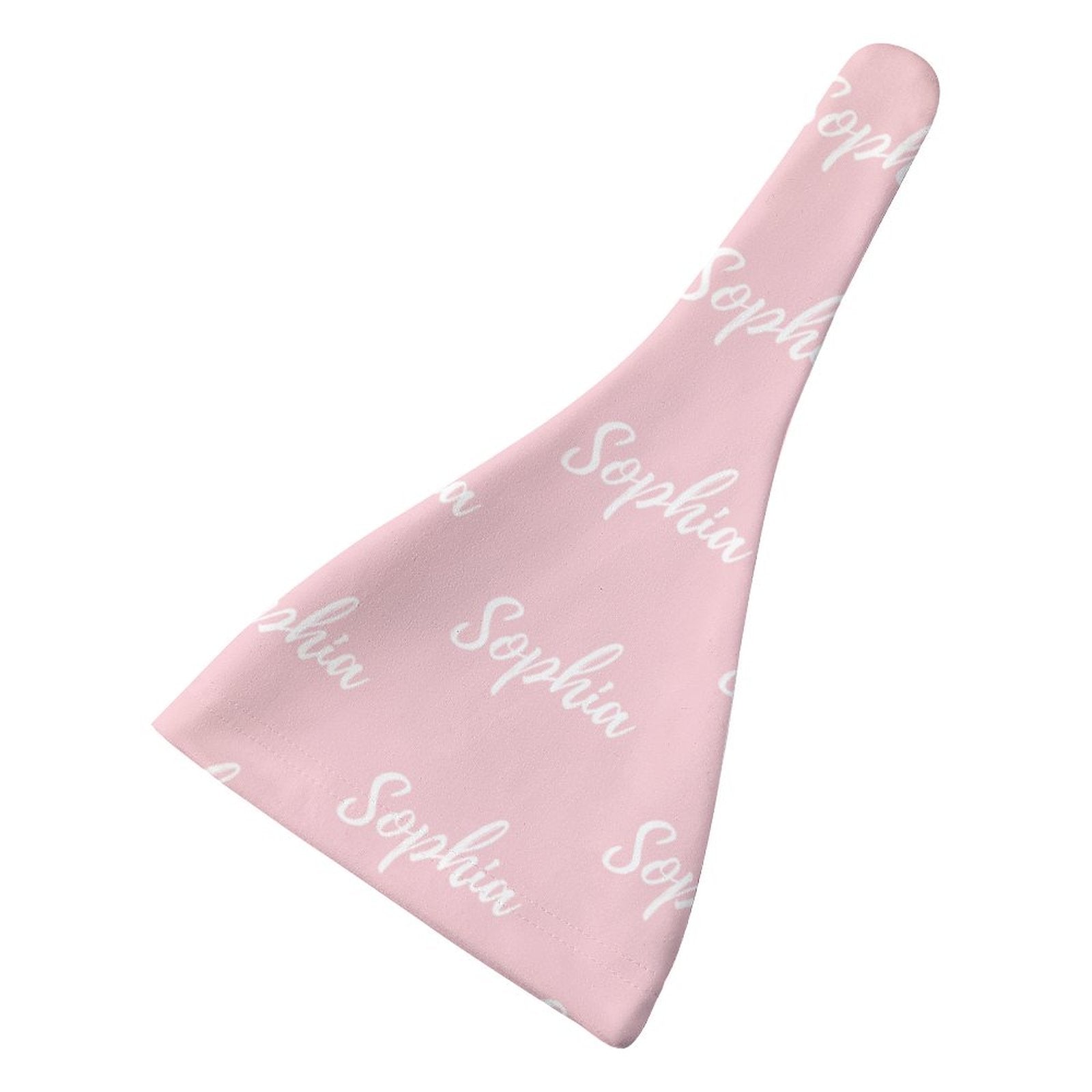 Personalized Baby Knot Hats – Set of 2 Soft Double-Faced Beanies with Name Pink Collection