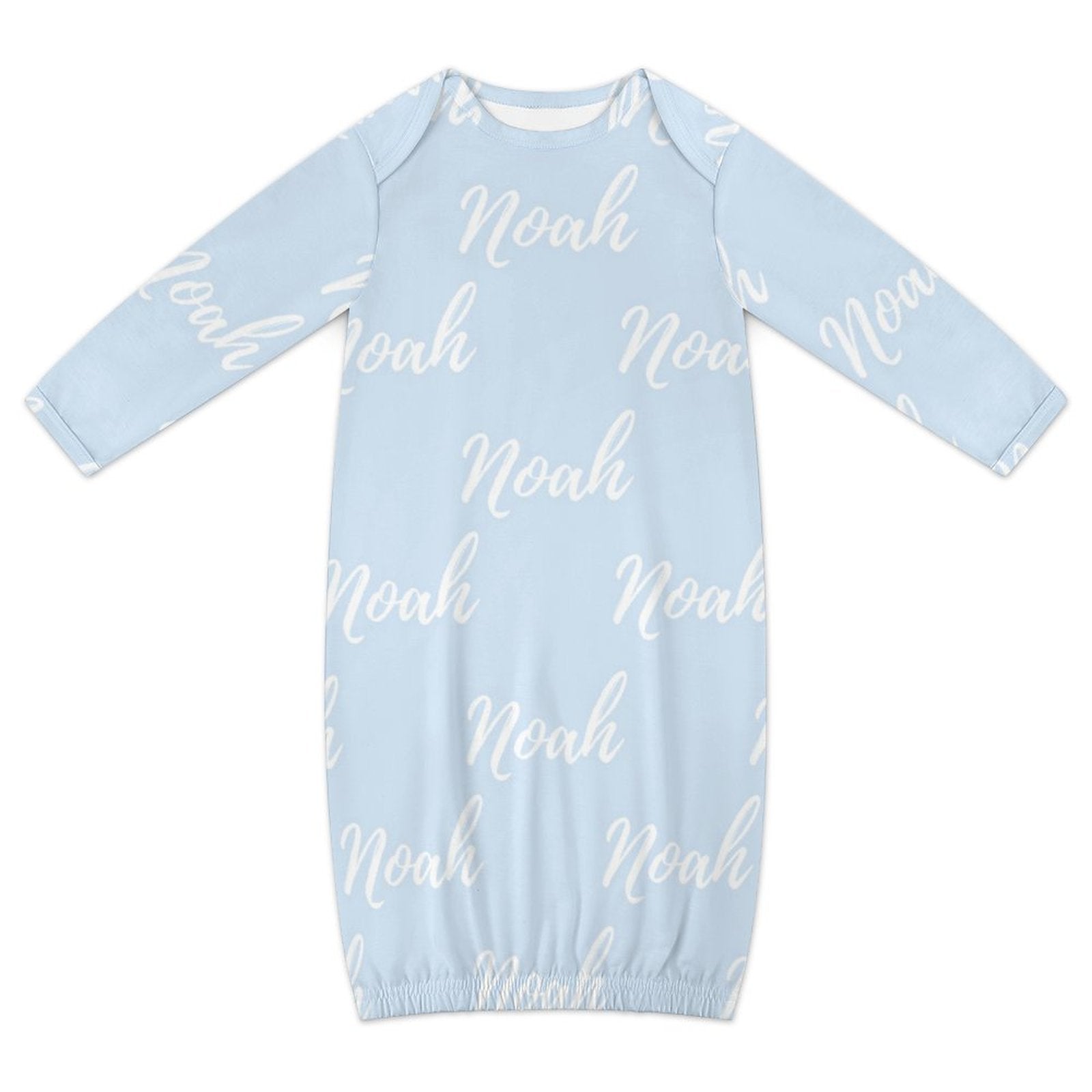 Personalized Baby Sleeper Gown With Name – Blue Collection