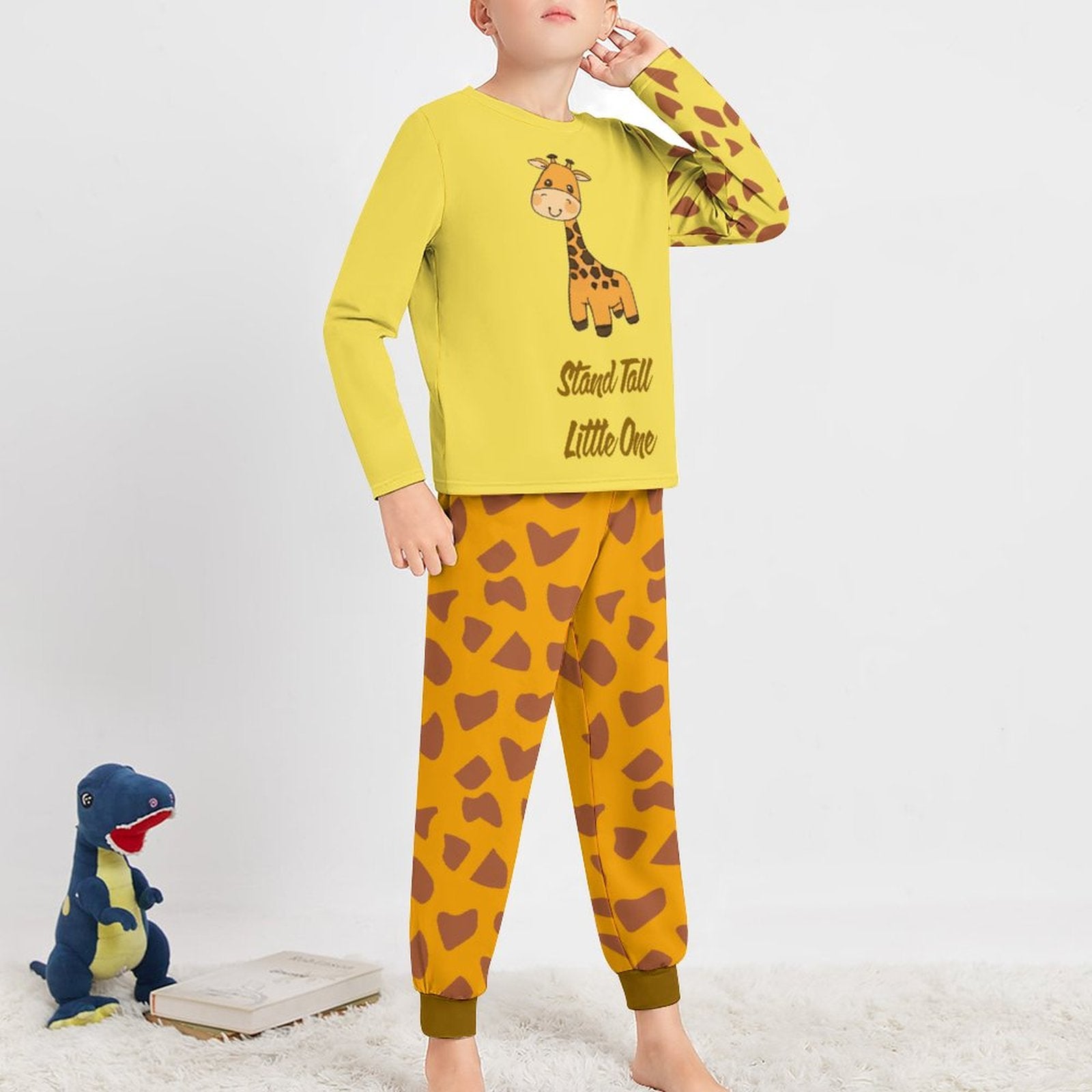 Stand Tall – Giraffe Pajama Set for Kids