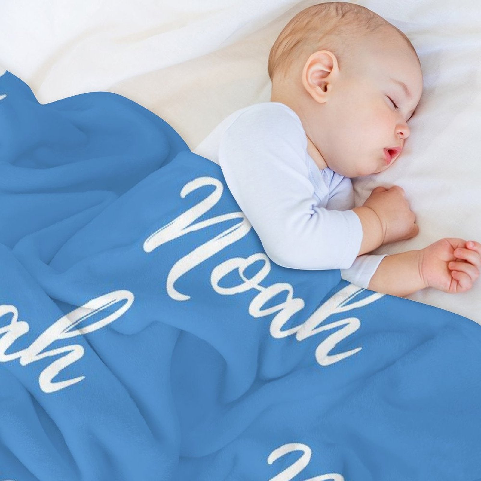 Personalized Color Blanket Blue Collection - Small