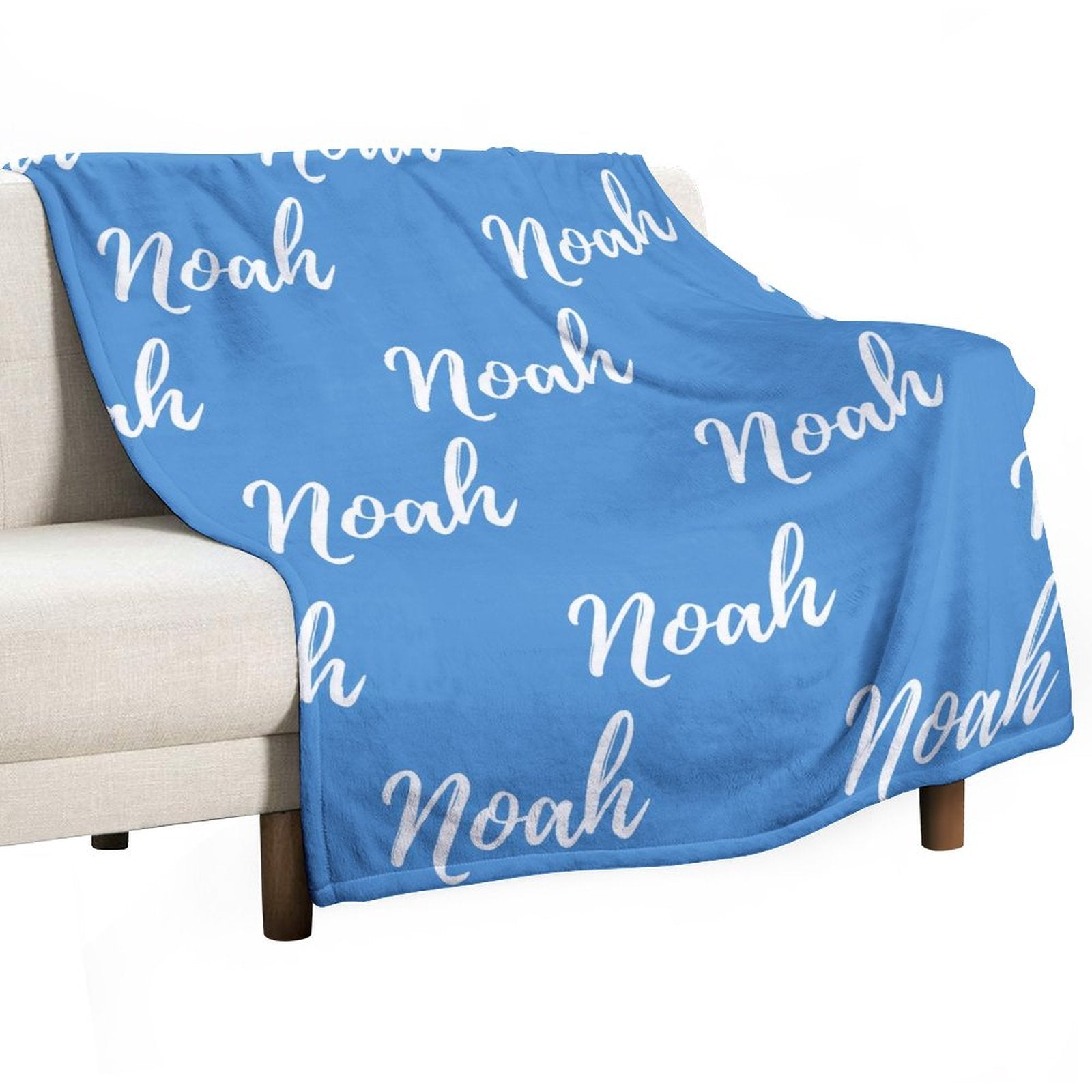 Personalized Color Blanket Blue Collection - Small